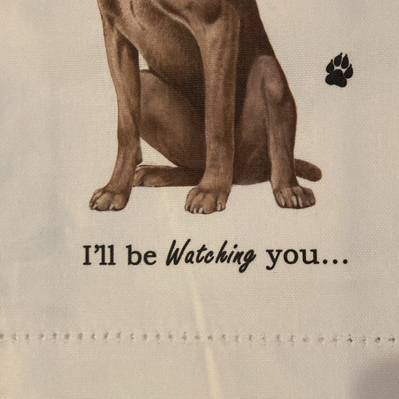 NWT Weimaraner Print Cotton Kitchen Towel - Picture 3 of 7